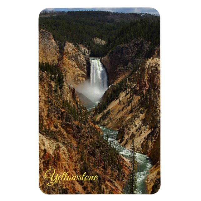 Imán Yellowstone Falls Magnet (Vertical)