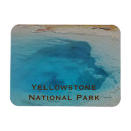 Imán Yellowstone Keepsake Blue Pool Photo National