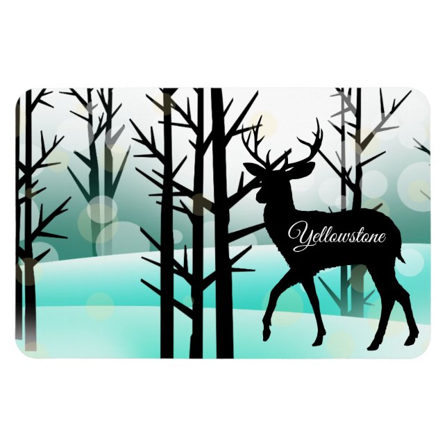 Imán Yellowstone Magnet-Deer (Horizontal)