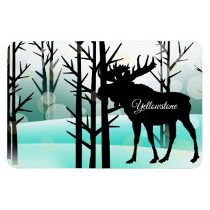 Imán Yellowstone Magnet-Moose