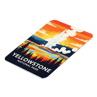 Imán Yellowstone National Park – Vibrant Geyser