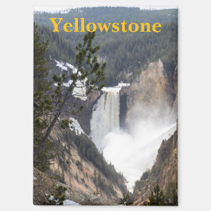 Imán Yellowstone National Park Waterfall Magner