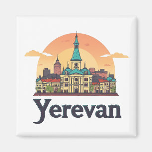 Imán Yerevan Armenia Ciudad Viaje Regalo Memoria 🗺️