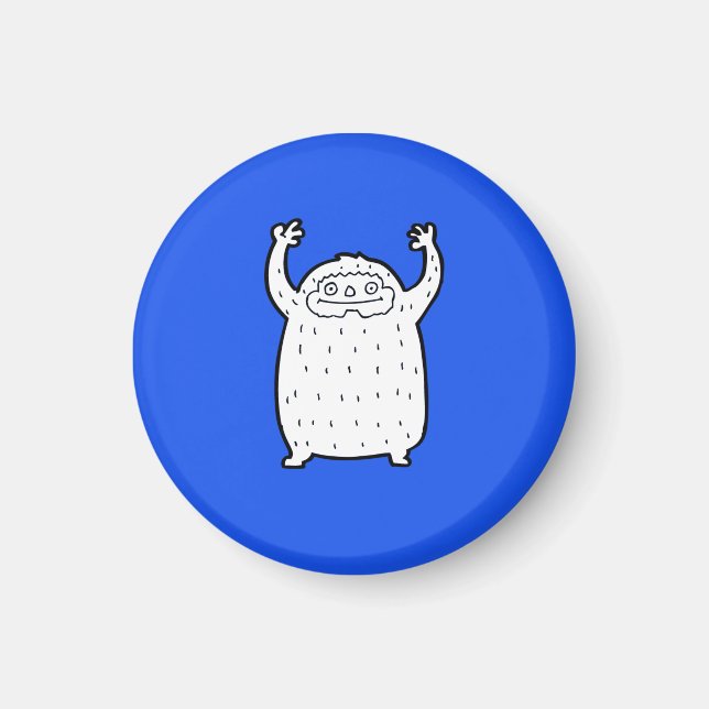 Imán Yeti Azul (Frente)