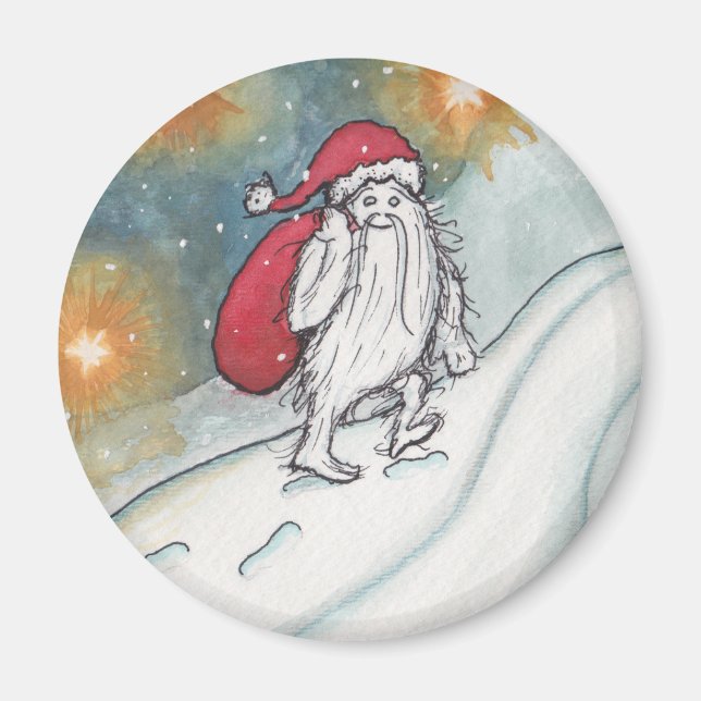 Imán Yeti Santa (Frente)