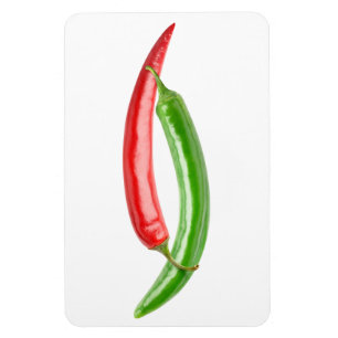 Imán Yin y Yang chili peppers