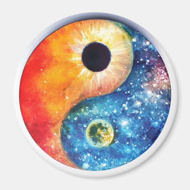 Imán yin-yang (Frente)
