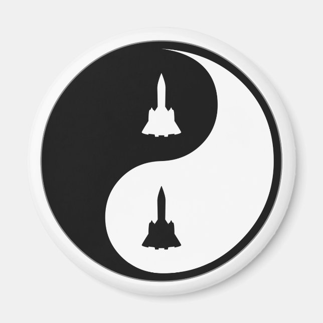 Imán Yin Yang Aerospace Engineering (Frente)