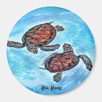 Imán Yin Yang Baby Sea Turtles