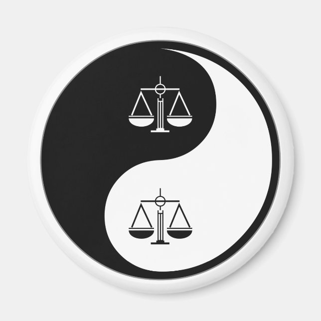 Imán Yin Yang Criminal Justice (Frente)