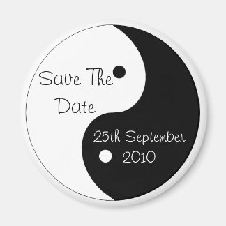 Imán Yin Yang Guardar El Boda De Fecha