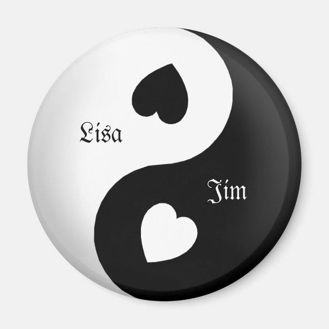 Imán Yin Yang Love Magnet (Frente)