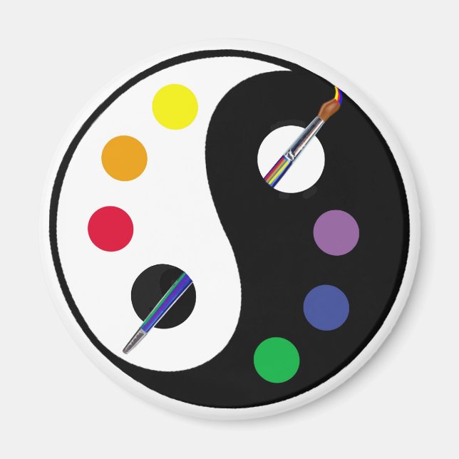 Imán Yin Yang Palette (Frente)
