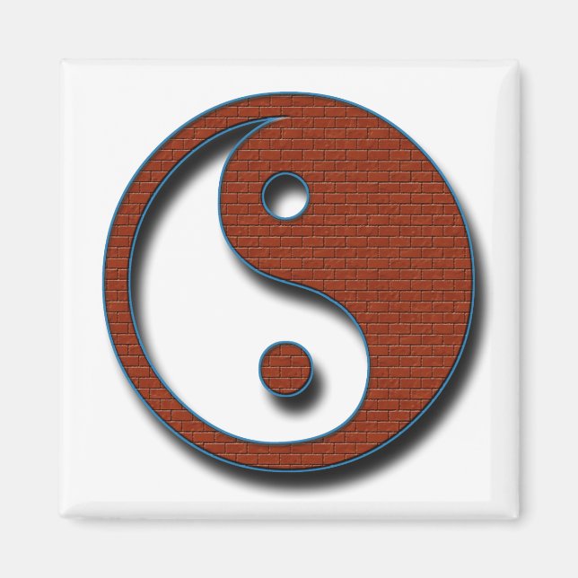 Imán Yin Yang por Shirley Taylor (Frente)