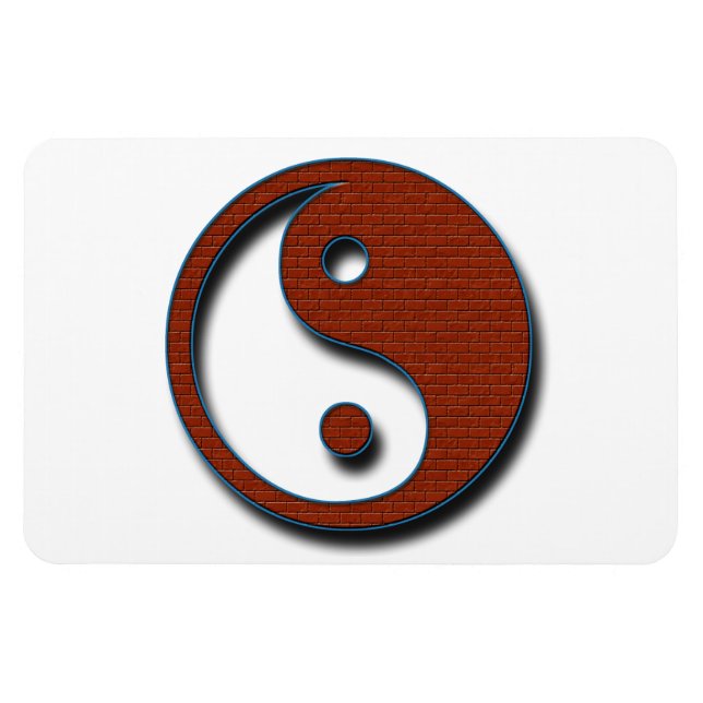Imán Yin Yang por Shirley Taylor (Horizontal)