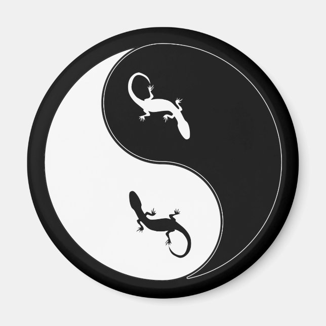 Imán Yin Yang Salamander (Frente)