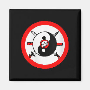 Imán Yin Yang Tai Chi Martial Arts Sword And Fis