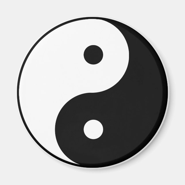 imán YING-YANG (redondo) (Frente)