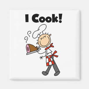 Imán Yo cocino - Chef masculino