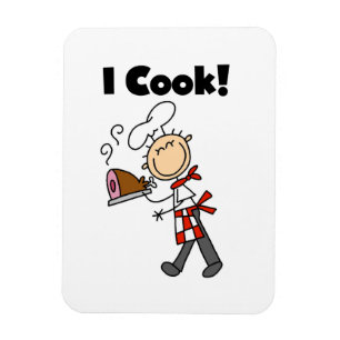 Imán Yo cocino - Chef masculino