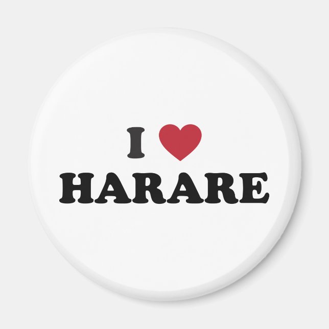 Imán Yo corazón a Harare Zimbabue (Frente)