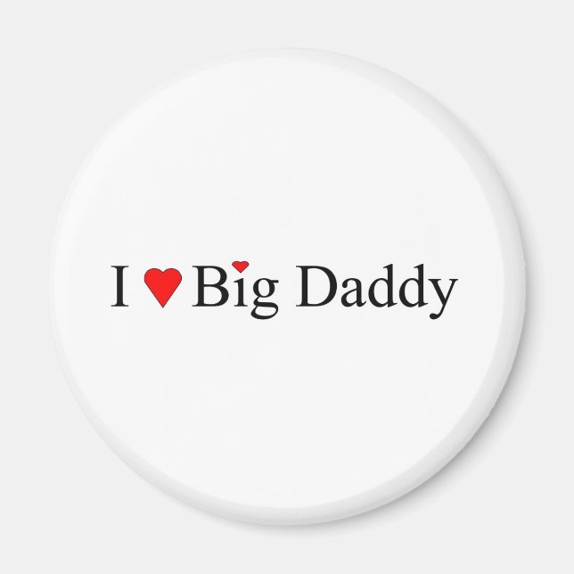 Imán Yo corazón a papá grande (Frente)