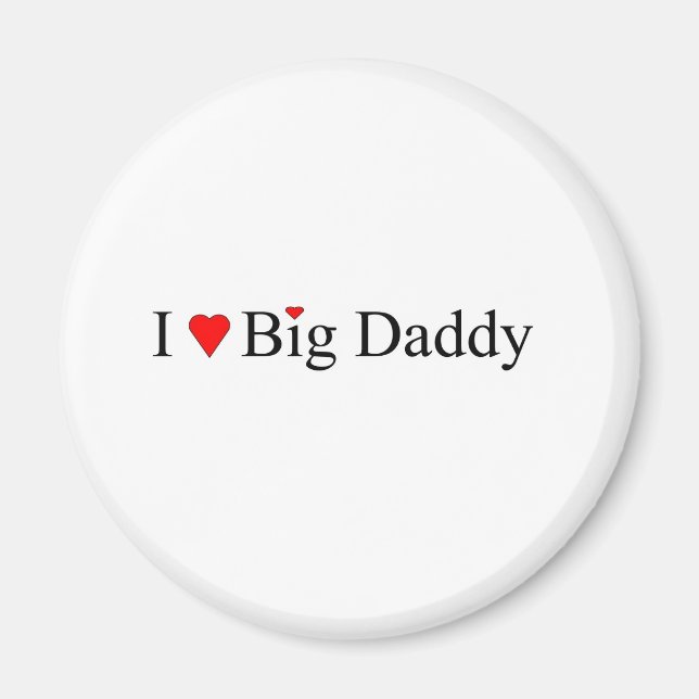 Imán Yo corazón a papá grande (Frente)