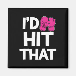 Imán Yo golpearía ese Kickboxing Boxing Gracioso Guante