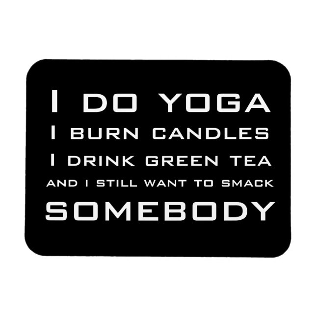 Imán Yo hago yoga (Horizontal)