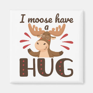Imán Yo Moose tengo abrazo