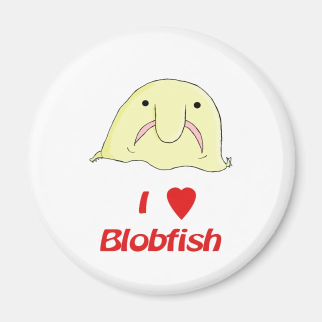 Imán Yo soy un blob cardíaco (Frente)