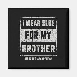 Imán Yo Uso Azul Para Mi Hermano T1d Sensibilización So
