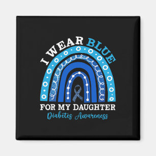 Imán Yo Uso Azul Para Mi Hija T1d Tipo 1 Diabetes Aw
