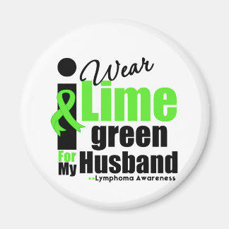 Imán Yo Uso Lime Green Para Mi Esposo