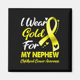 Imán Yo Uso Oro Para Mi Sobrino Awarene Del Cáncer Infa