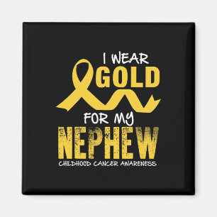 Imán Yo Uso Oro Para Mi Sobrino Awarene Del Cáncer Infa