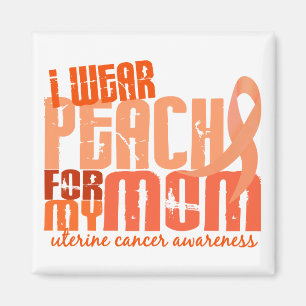 Imán Yo Uso Peach Para Mi Mamá 6.4 Cáncer Uterino