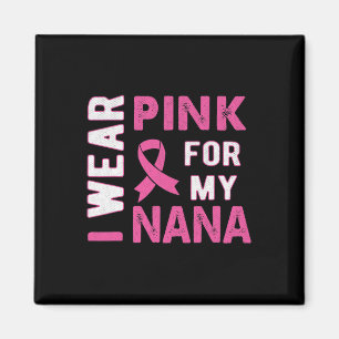 Imán Yo uso rosa para mi conciencia sobre el cáncer de