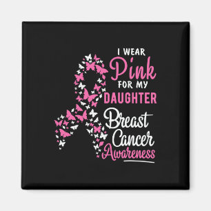 Imán Yo Uso Rosa Para Mis Hijas Conciencia De Cáncer De