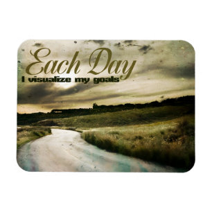 Imán "Yo visualizo mis objetivos" Motivation Affirmatio