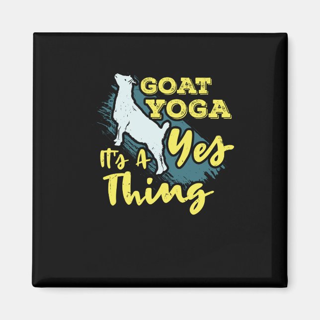 Imán Yoga Cabra Goatyoga (Frente)