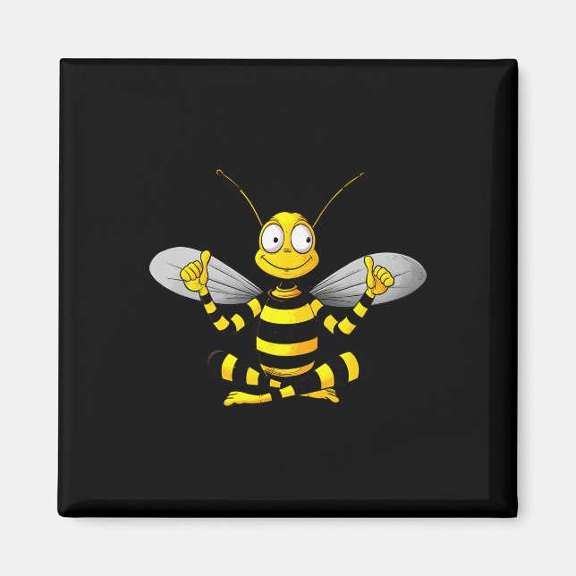 Imán Yoga de Abejas  (Frente)