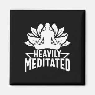 Imán Yoga de Meditación Loto Namaste Muy Meditado Bu