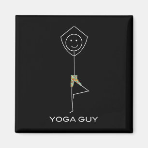 Imán Yoga divertido para hombres, ejercicio de yoga par