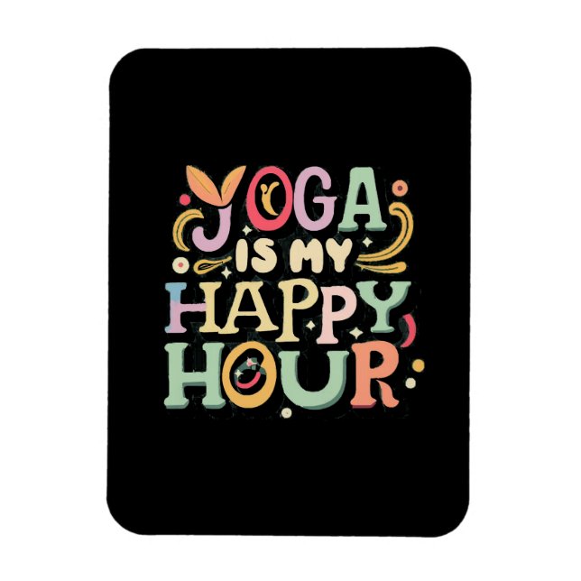 Imán Yoga Es Mi Hora Feliz (Vertical)