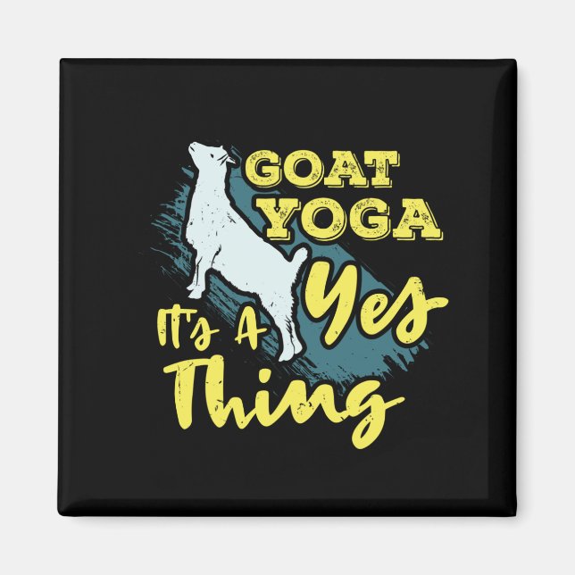 Imán Yoga Goat Goatyoga (Frente)
