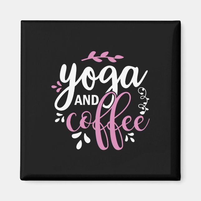 Imán Yoga Lover | Yoga Y Café (Frente)