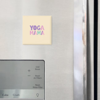 Imán Yoga Mama Pastel Cita Magnet