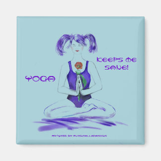 Imán ¡YOGA, me mantiene cuerdo!