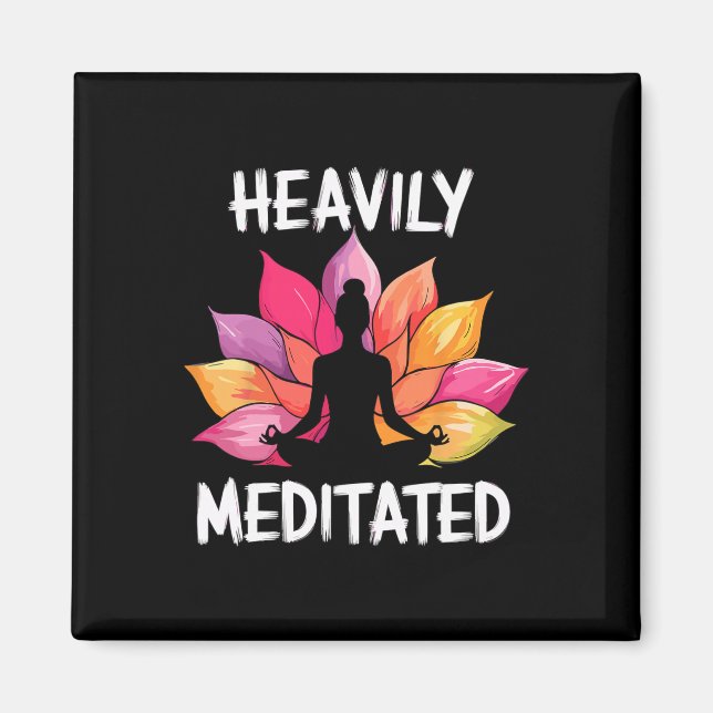 Imán Yoga Meditado Profundamente (Frente)